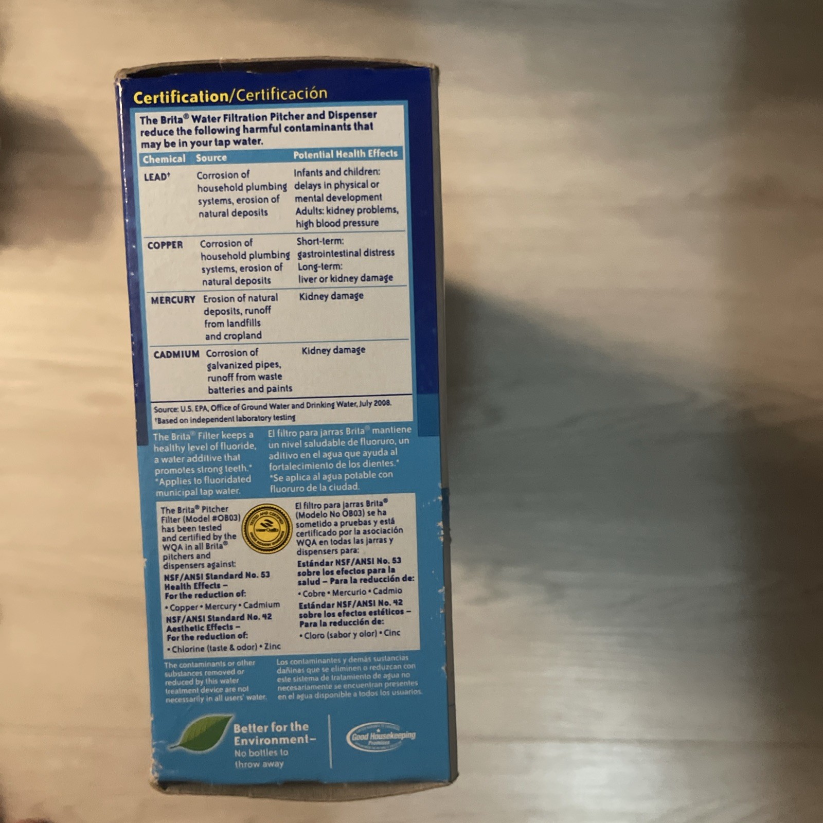 NIB Brita 6Ct Filter Replacement Fits All Brita Filters Pitchers & Dispensers