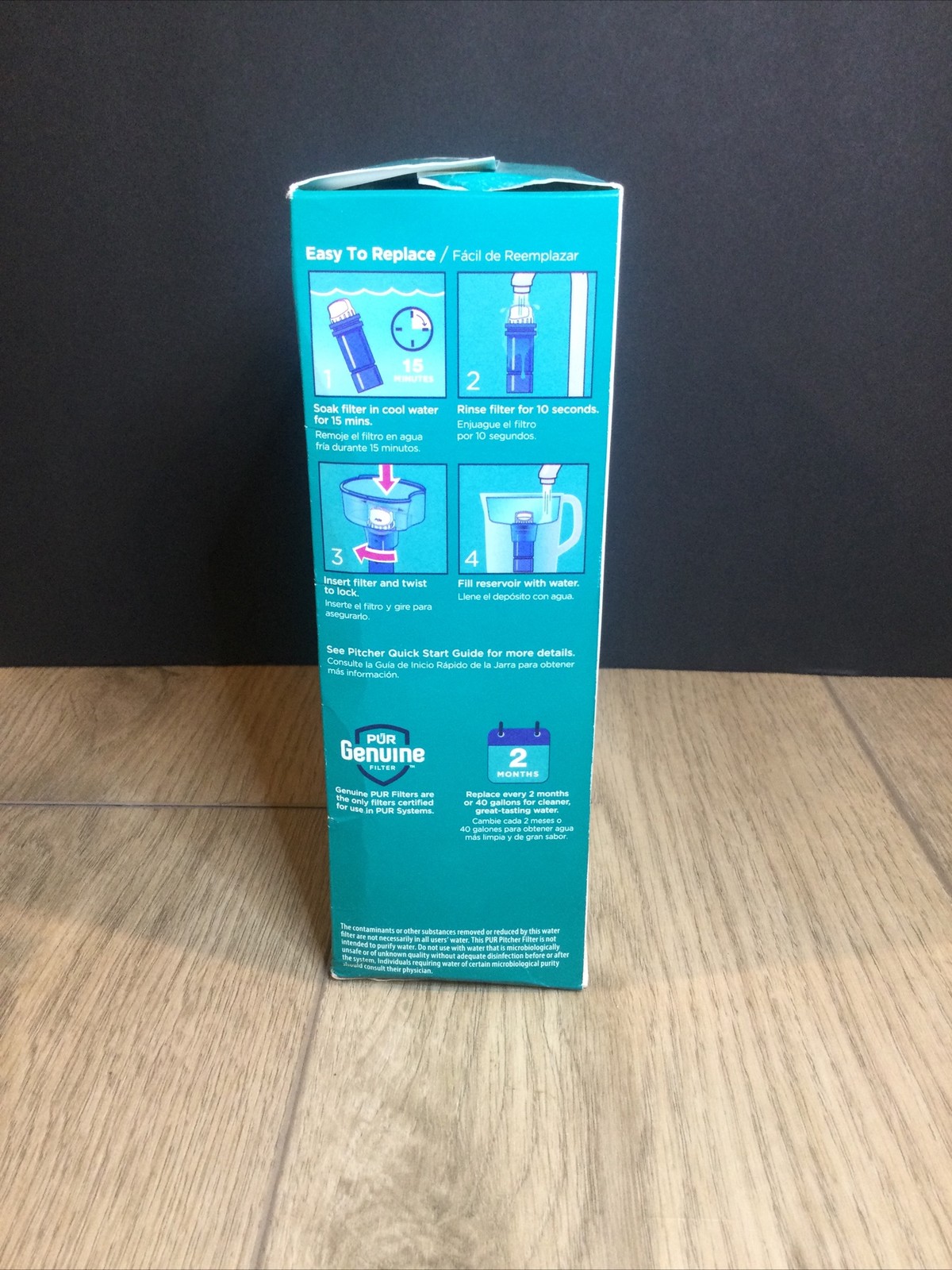 PUR PLUS 3 Count Water Filter Pitcher Replacement NSF Certified Lead Reduction