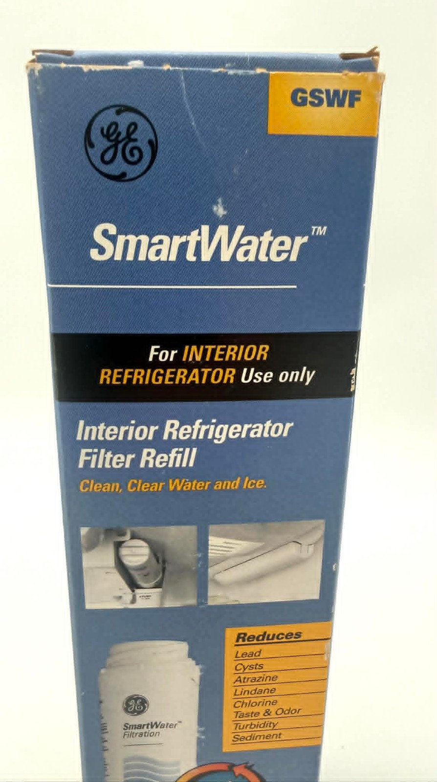GE SmartWater GSWF Refrigerator Water Filter Sealed New Open Box OEM
