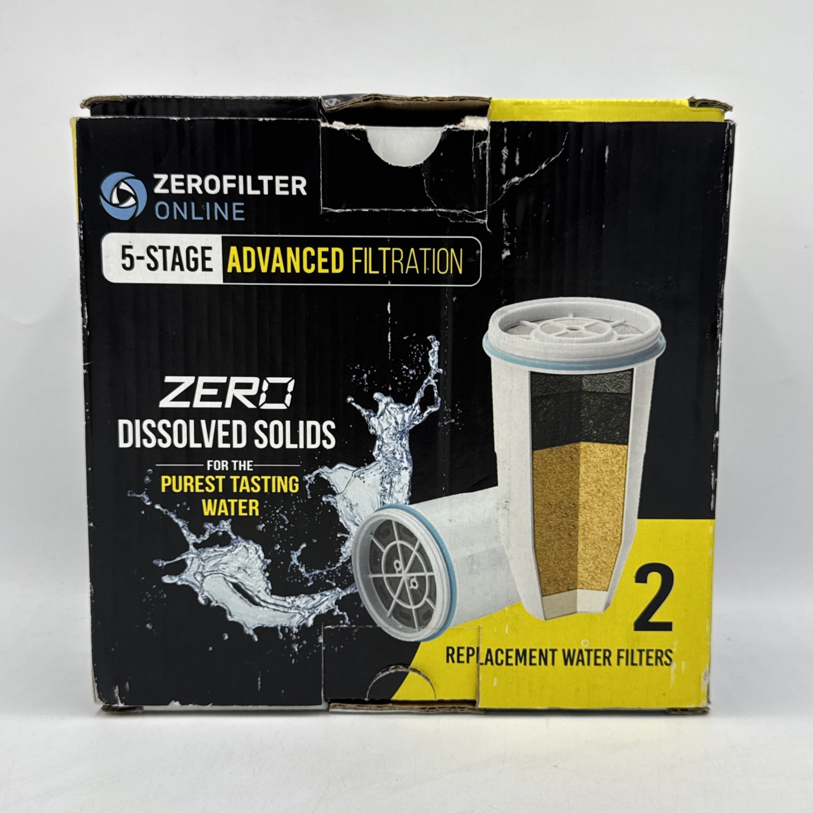 NEW Zero Water 5 Stage Replacement Filter OEM Genuine (2 Pack) Factory Sealed