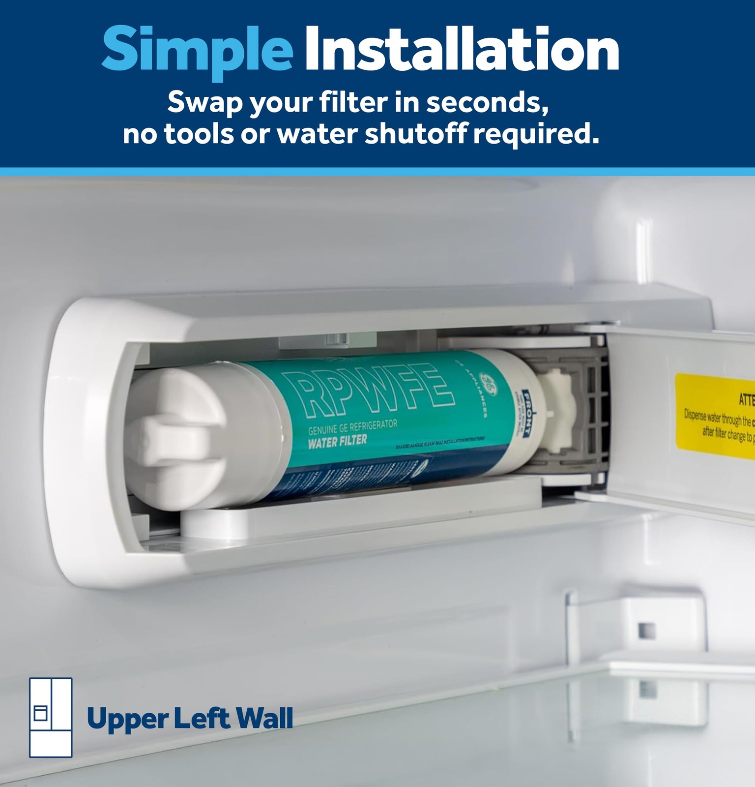 Reduce Lead and Odors – GE RPWFE Refrigerator Filter 2 Pack