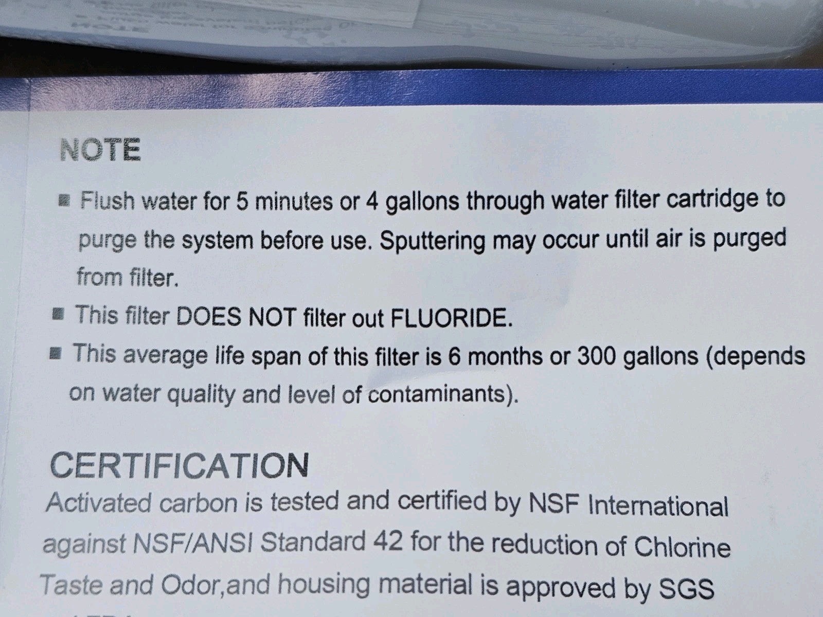 2 CleFilter 6 Month Replacement Water Filters new in seal