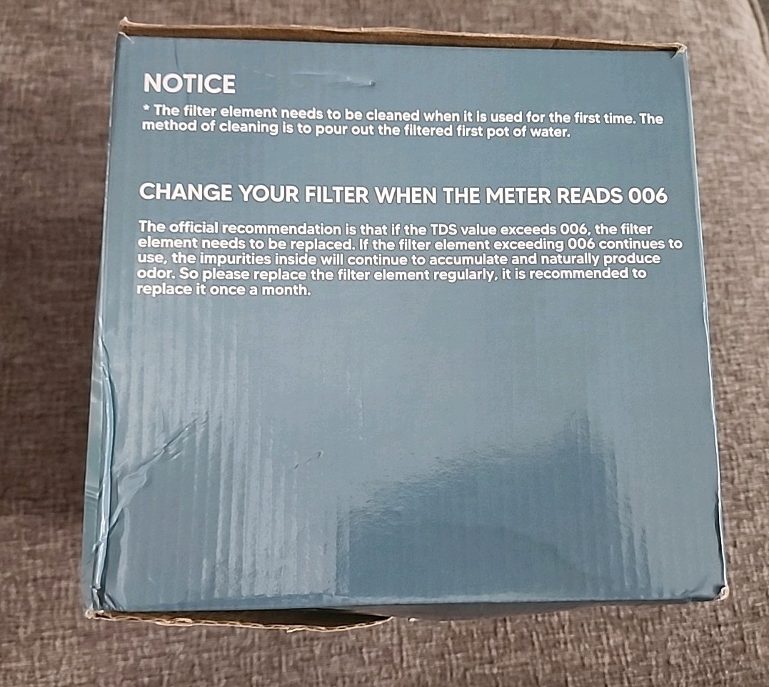 Water Filter Replacement 4 Pack Fit for Zero Pitcher and Dispenser ZR-001 ZR-017