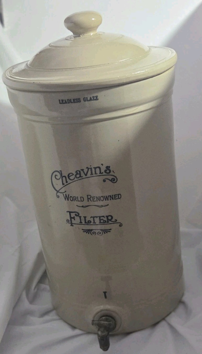 Antigue Cheavin’s World Renowned Victorian Water Filter. Complete with all parts