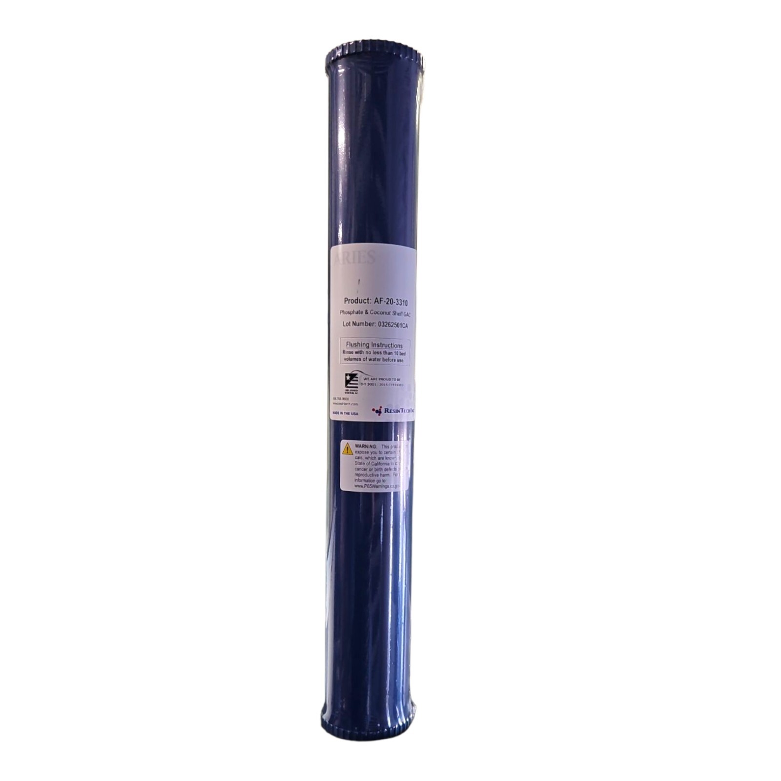 Aries GAC with 1lb Phosphate Filter Cartridge ( AF-20-3310 ) Size 2.5″x20″