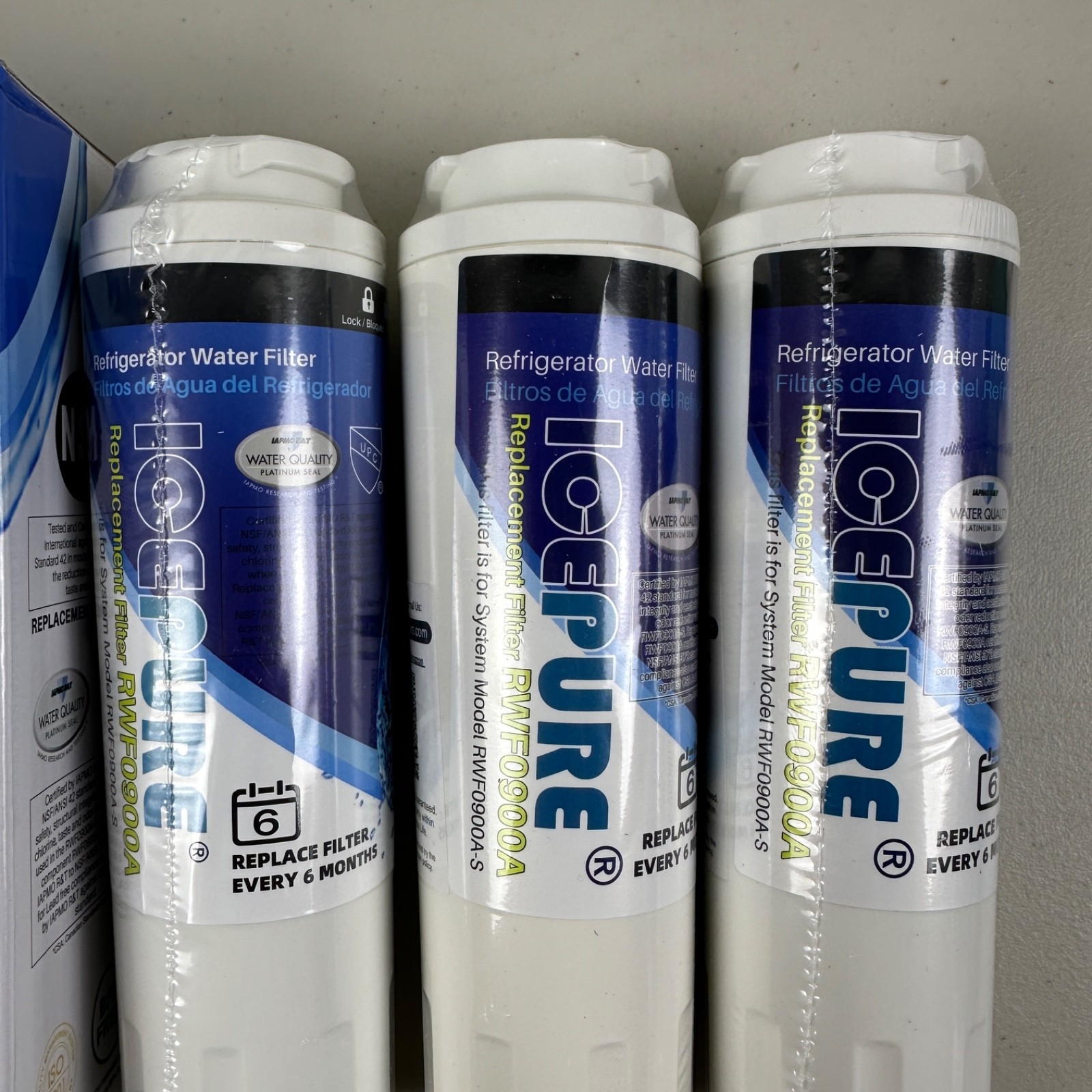 3 PACK ICEPURE UKF8001 Compatible EDR4RXD1 4396395 Maytag Water Filter RWF0900A