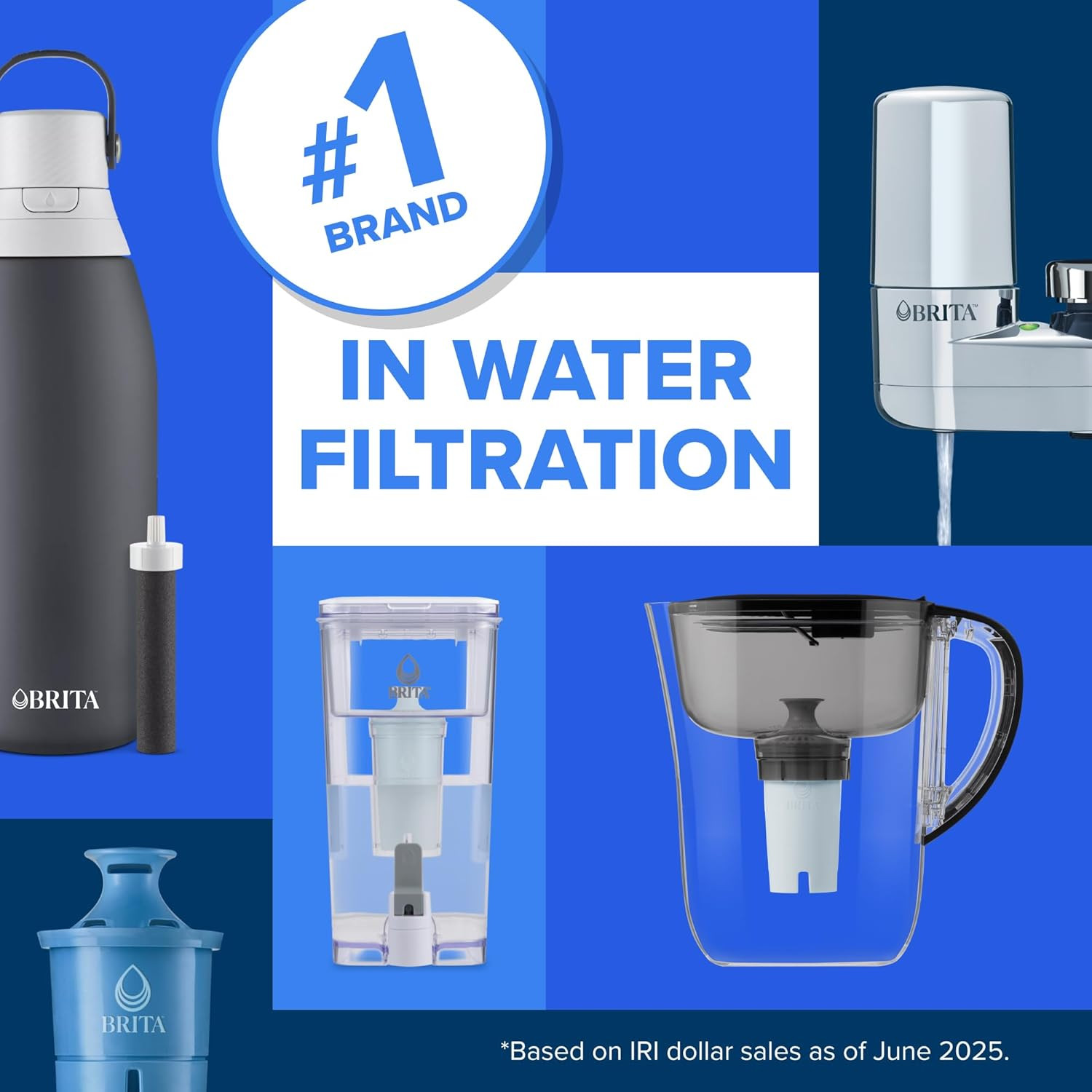 3-Pack BPA-Free Water Filters – Reduces Heavy Metals, Lasts 2 Months
