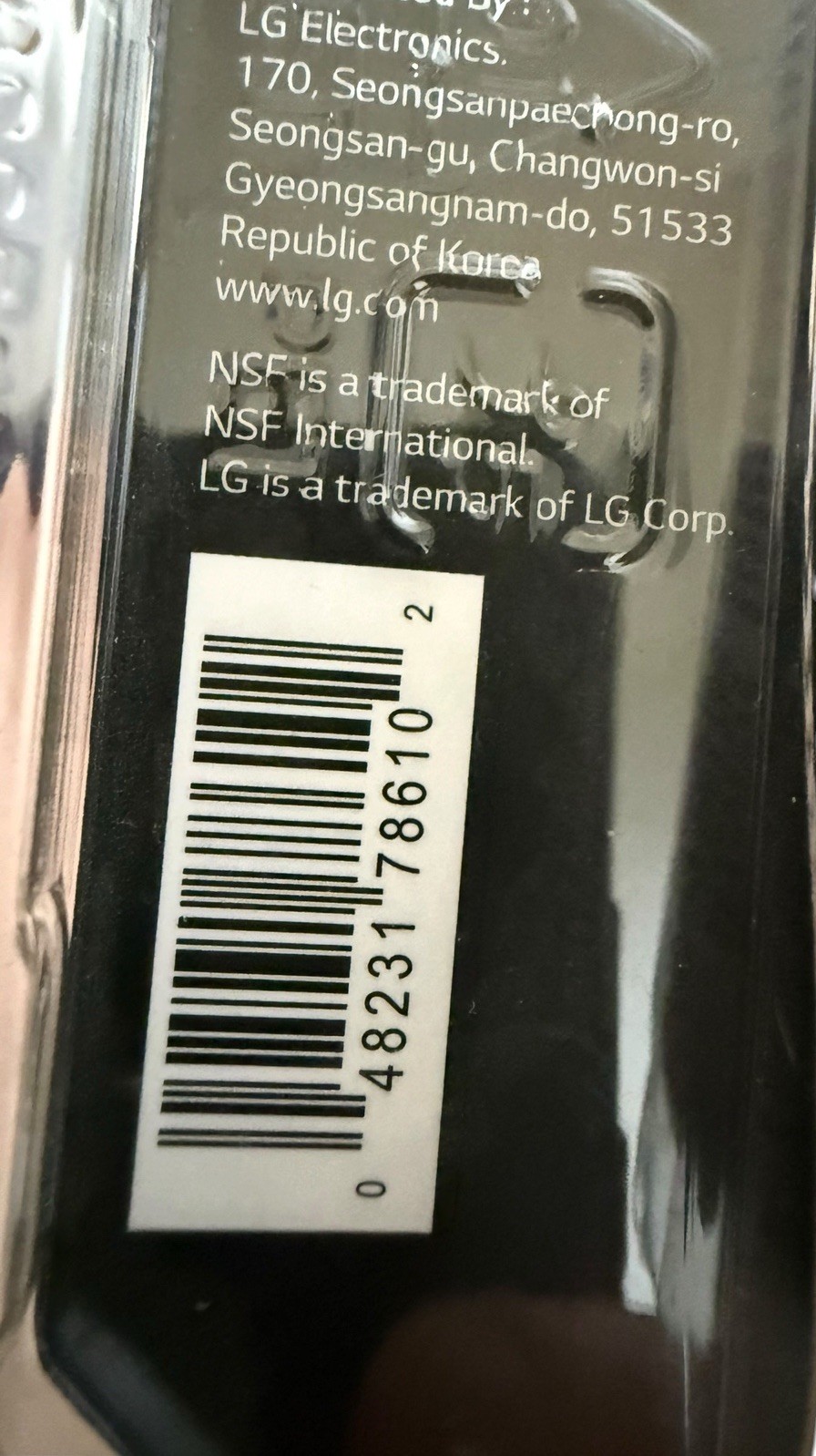 LG LT700P Refrigerator Water Filter Replacement ADQ36006101 Sealed