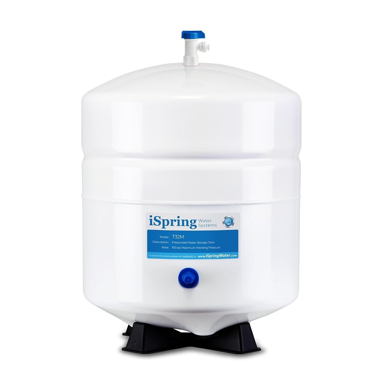 Durable 4 Gallon Metal Pressurized Water Tank – NSF Certified & Reliable