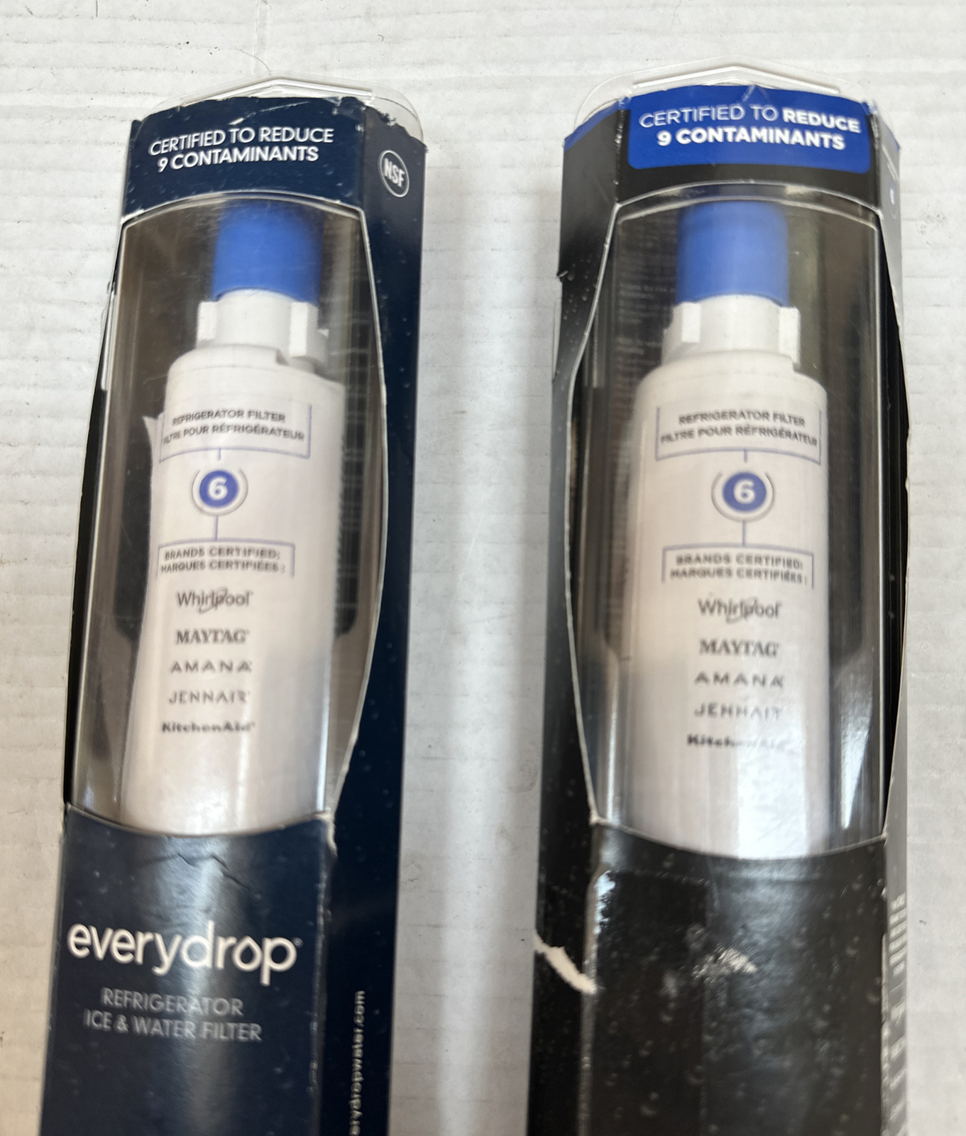 2 Whirlpool EVERYDROP 6 Ice and Water Refrigerator Filter 6💦 Free Shipping