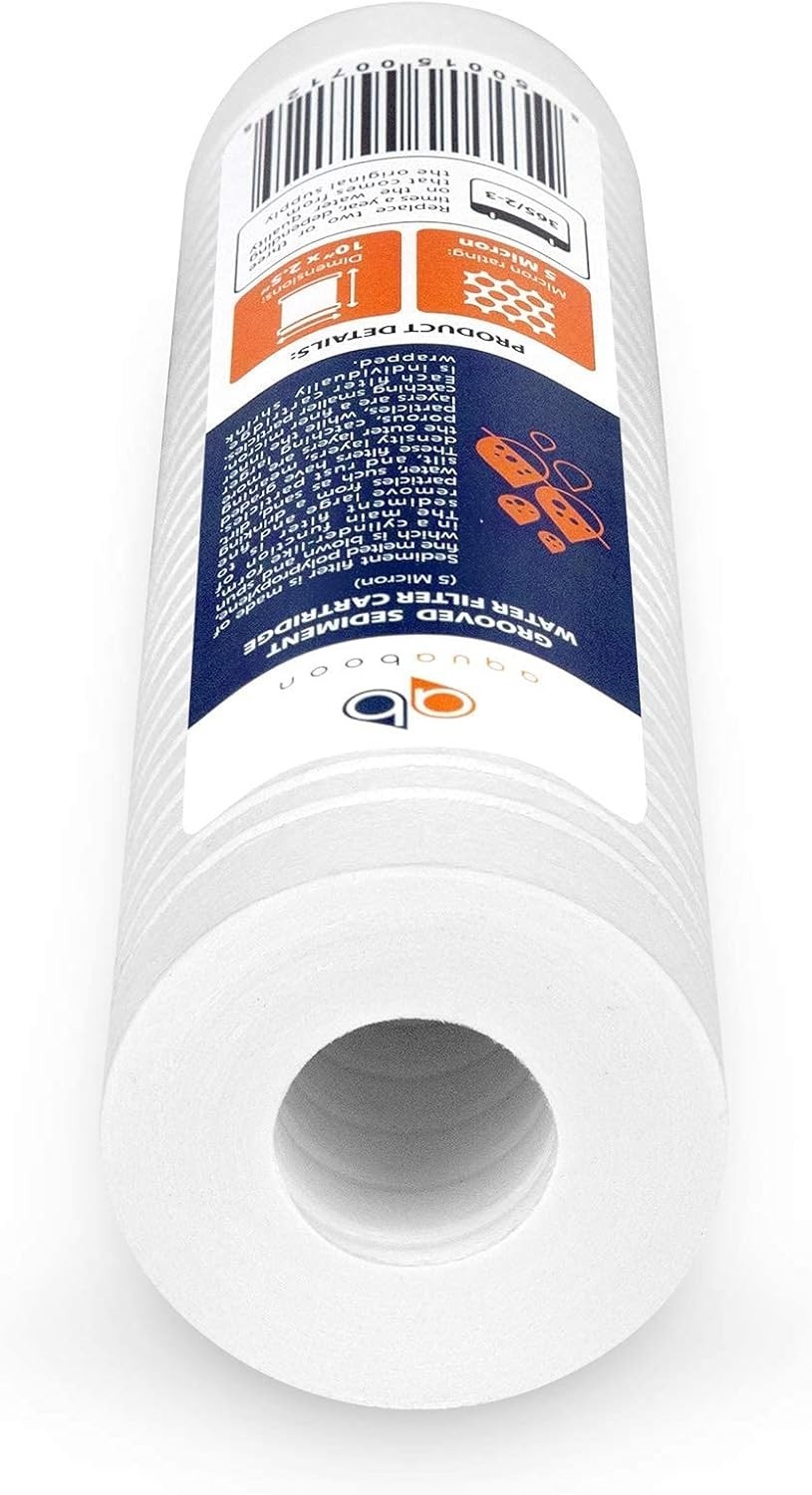 10×2.5 5 Micron Sediment Filter Cartridge in 4-Pack – Protect Your Water Quality
