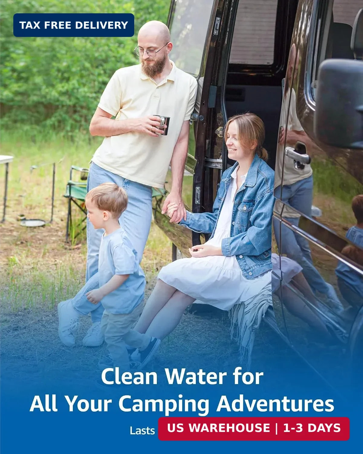 Waterspecialist RV Inline Water Filter, NSF Certified, Reduces Chlorine, Bad Tas