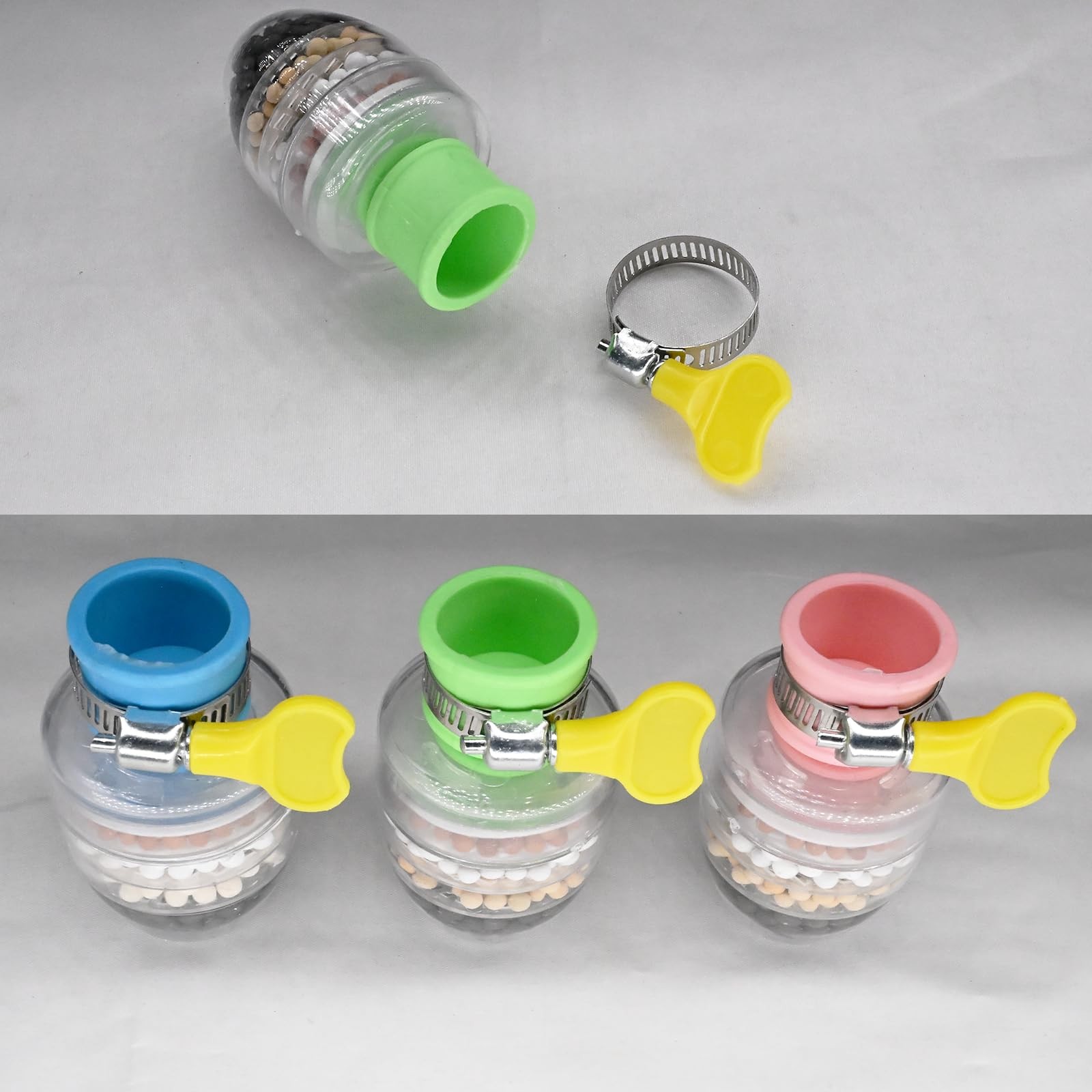 6 Pcs Faucet Water Filter,6 Layer Cartridge Activated Carbon Filters Water Fi…