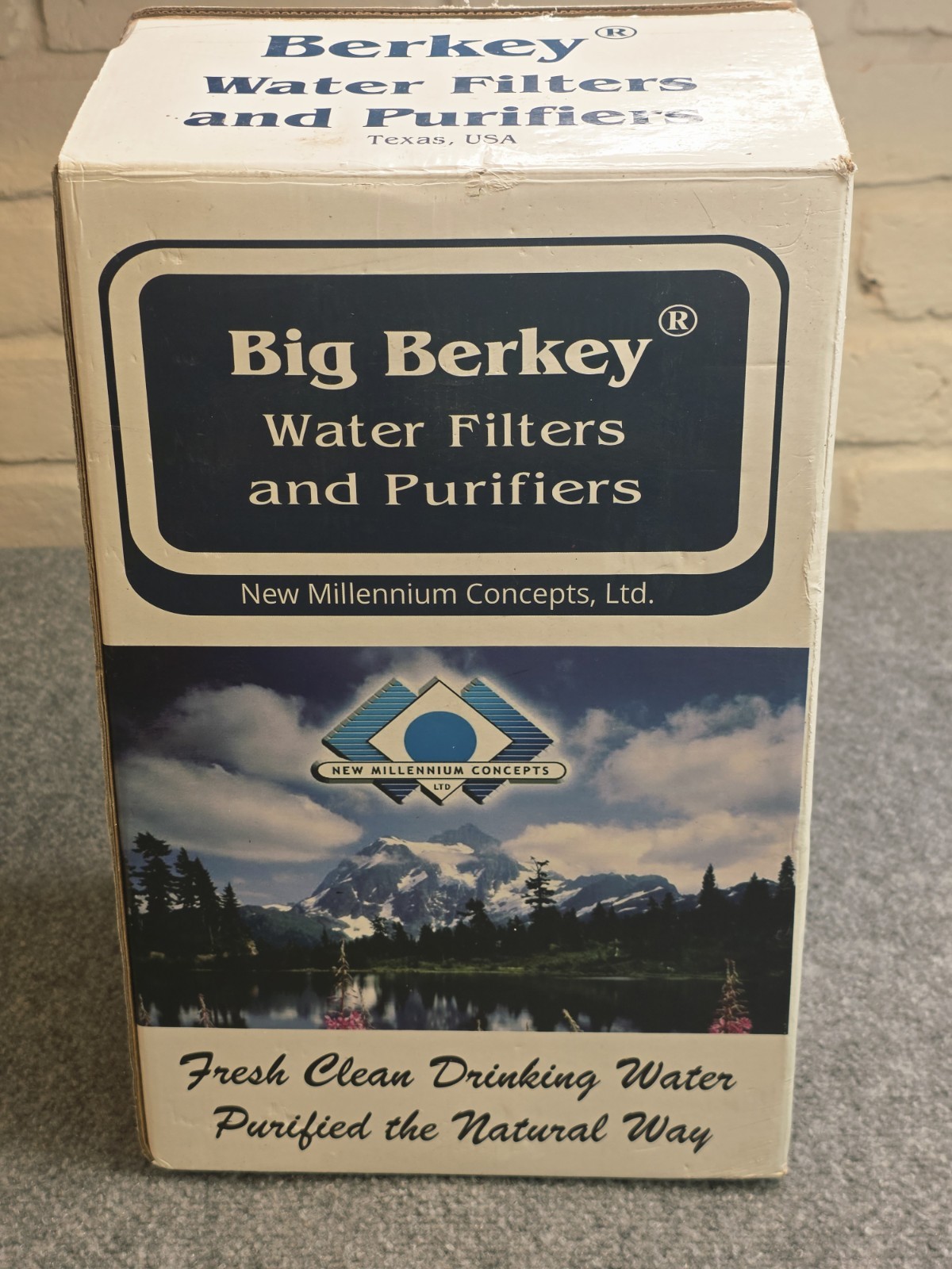 New Big Berkey Steel Water Filter System 2.25 Gallon