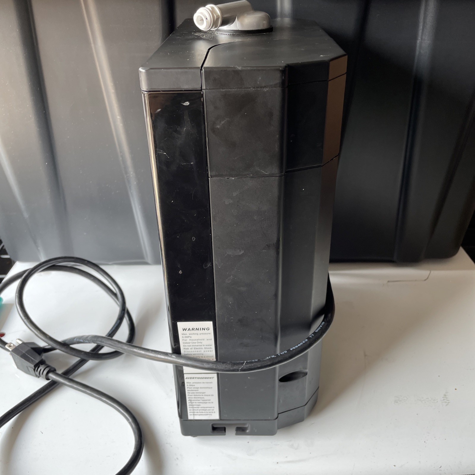 Aqua Ionizer Pro AID9500/A Intertek 4002815 120V 1-3L Flow Min