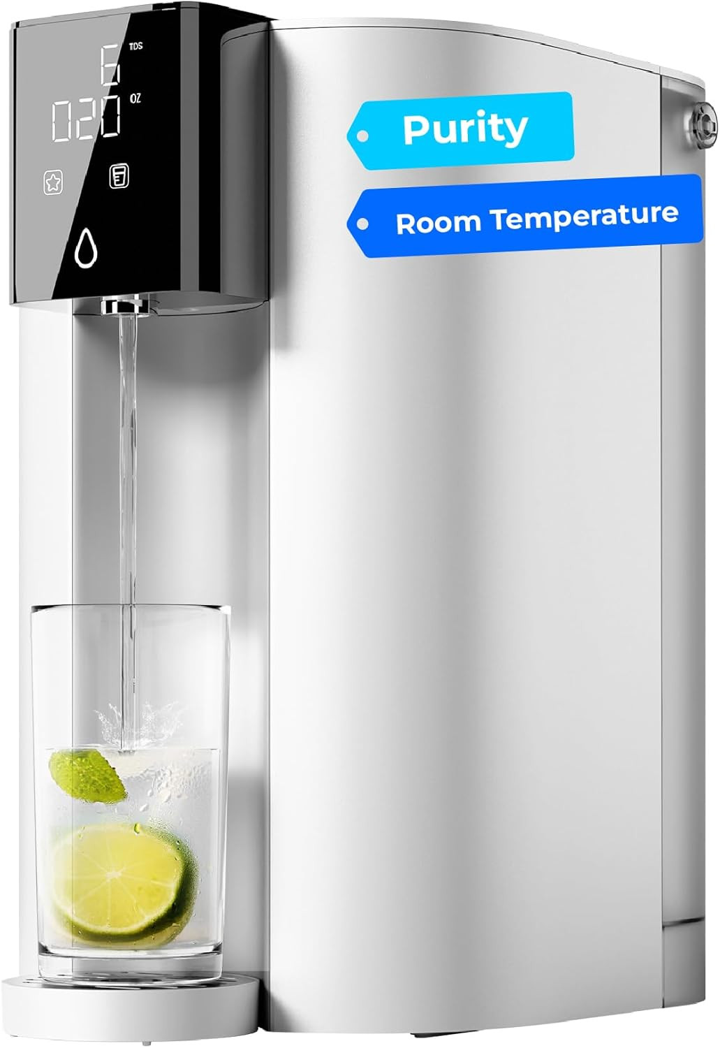 C1S Countertop Reverse Osmosis System, NSF/ANSI 58 & 372 Certified, 6-Stage, Por