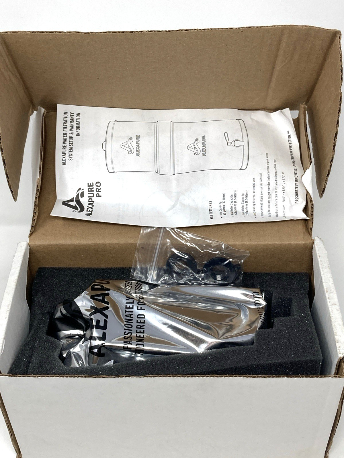 Genuine Alexapure PRO 2387 Replacement Water Filter New