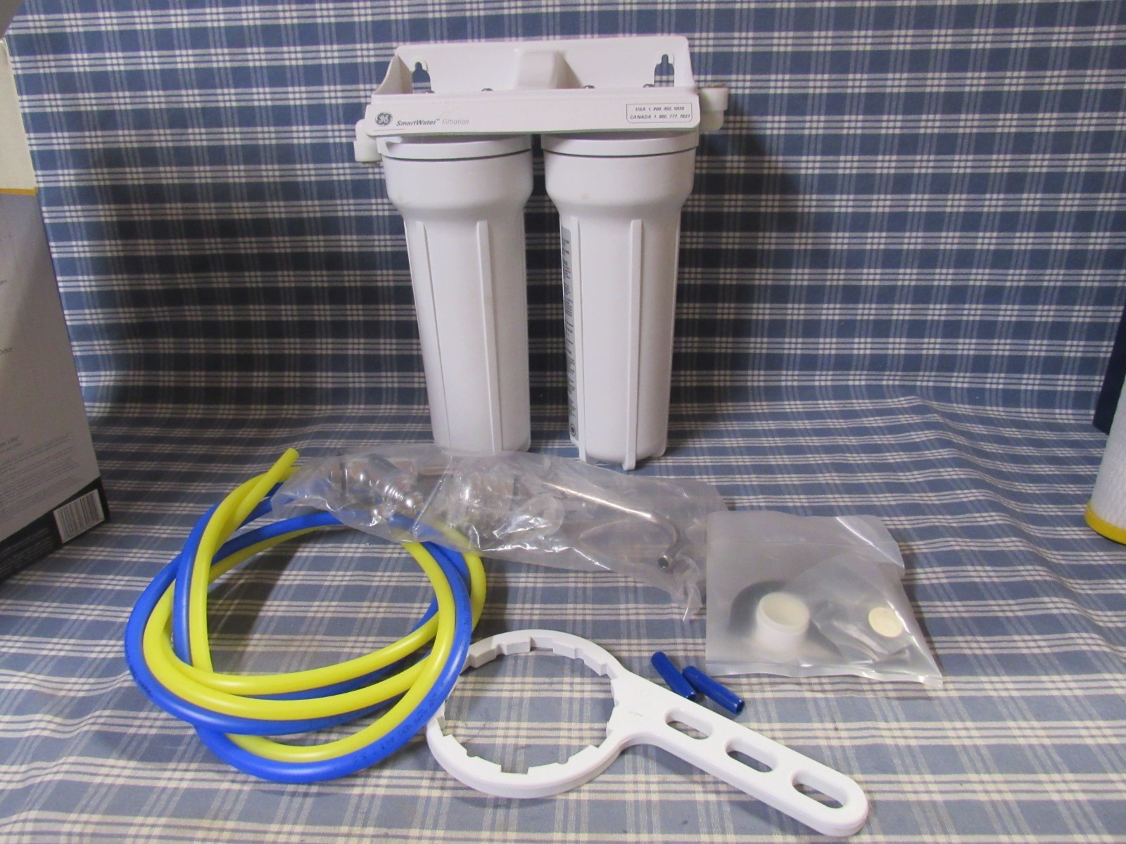 Whirlpool WHED20 UltraEase Undersink Dual Stage Water Filter Kit FREE SHIPPING.