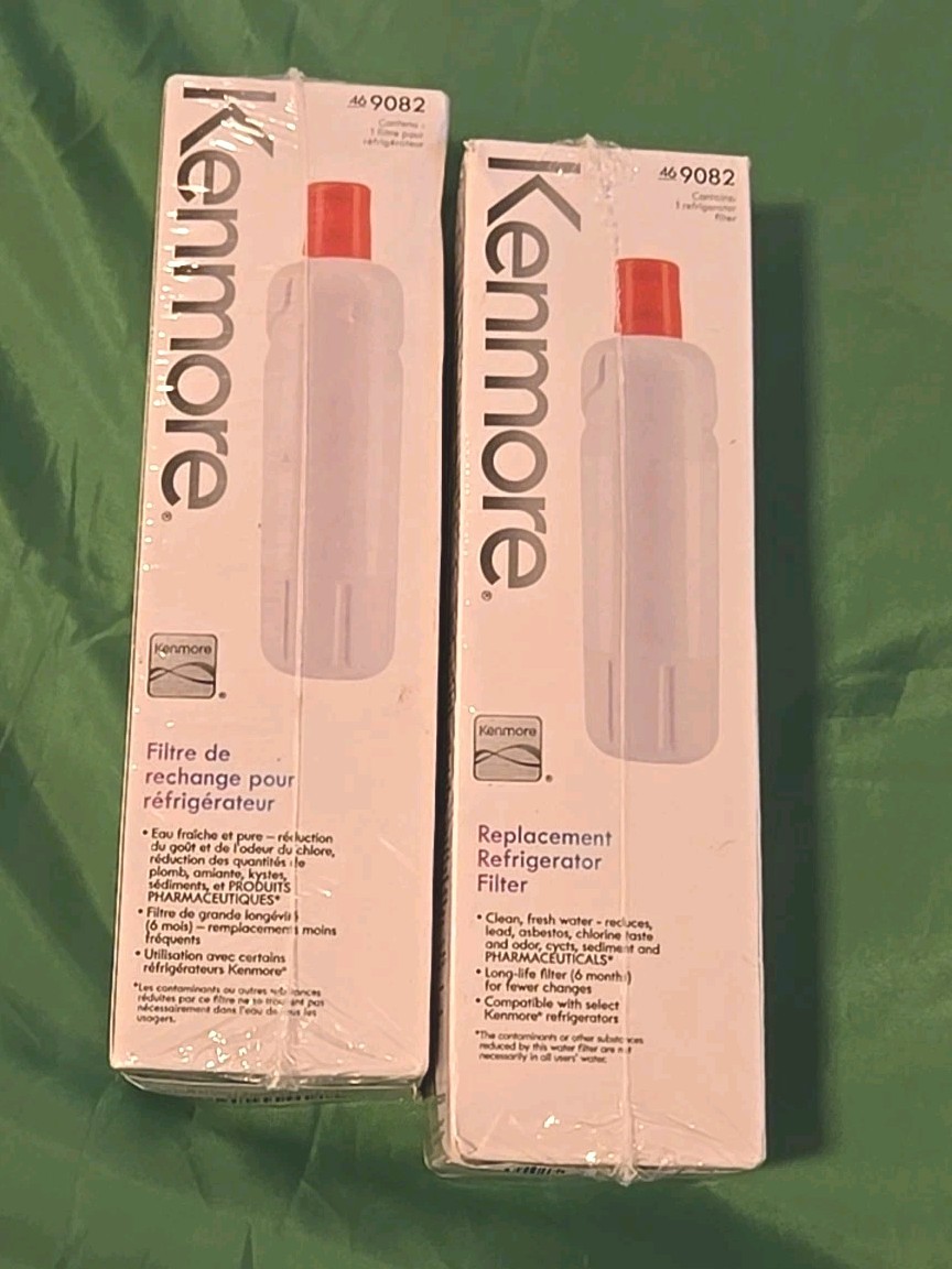 2 Pack Kenmore 9082 469082 Refrigerator Water Filter New Sealed 46-9082 US ship