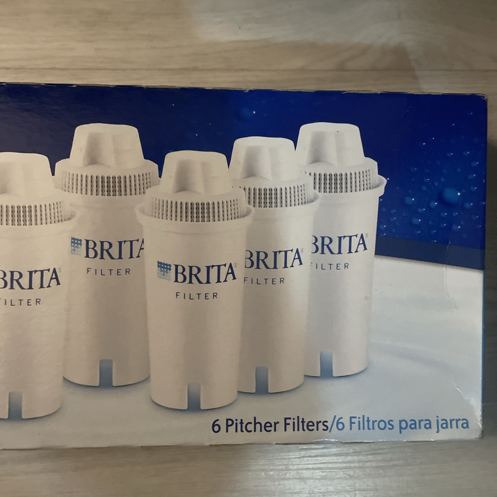 NIB Brita 6Ct Filter Replacement Fits All Brita Filters Pitchers & Dispensers