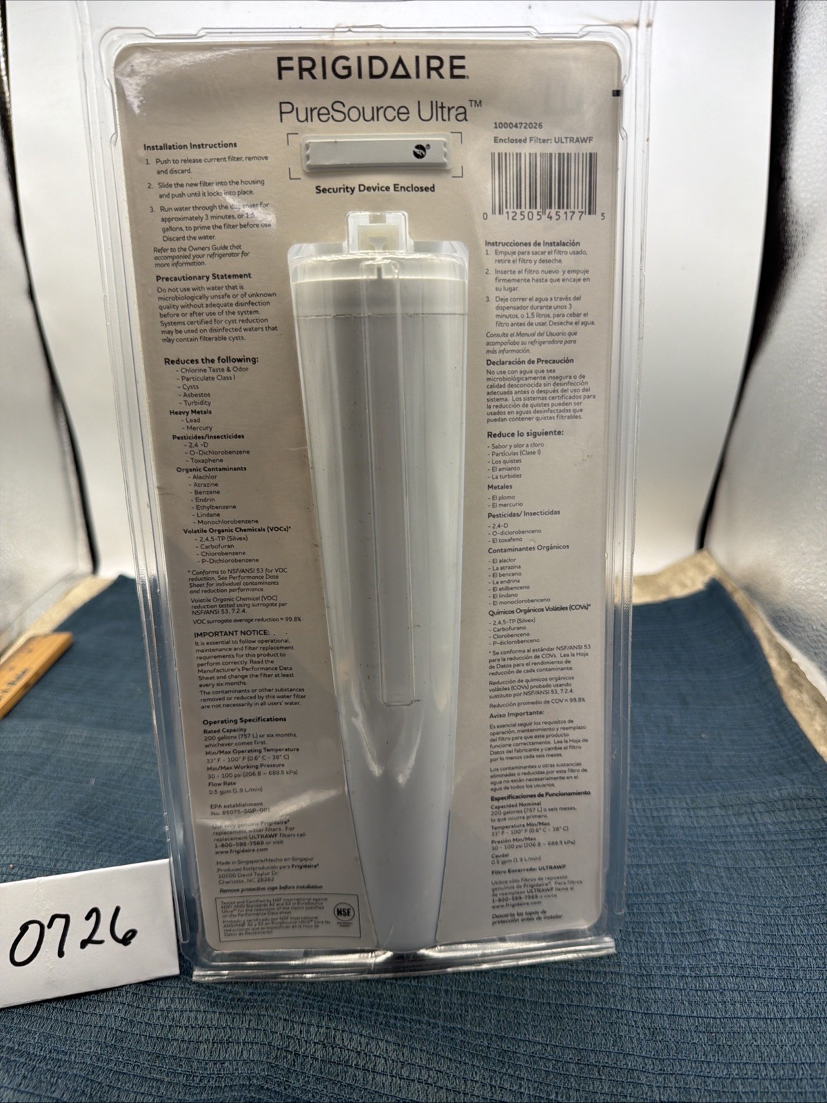 Frigidaire Water Filter WF3CB New Open box