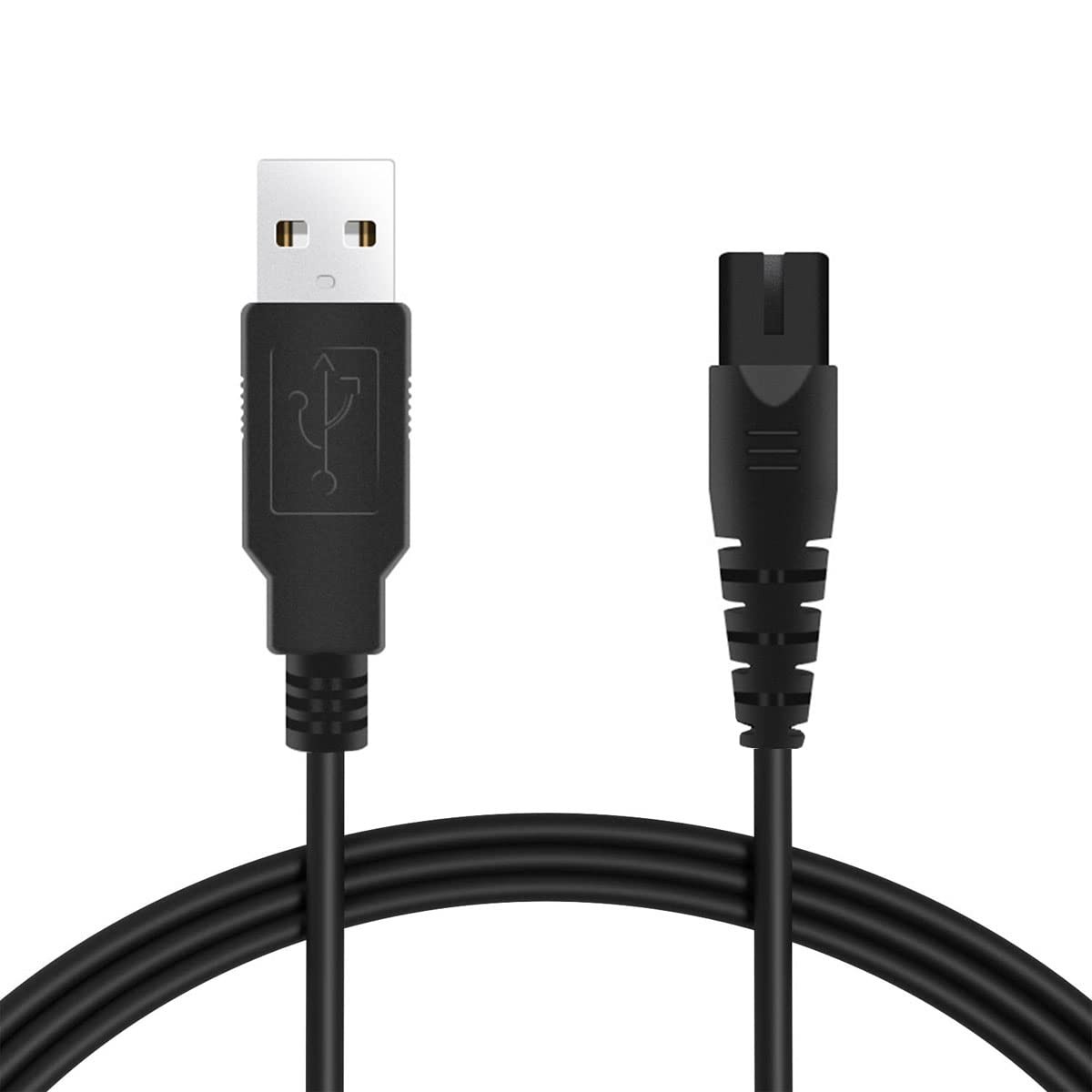 USB Charging Cable for Water Flosser, Portable Cordless Small, Black 1 Pcs