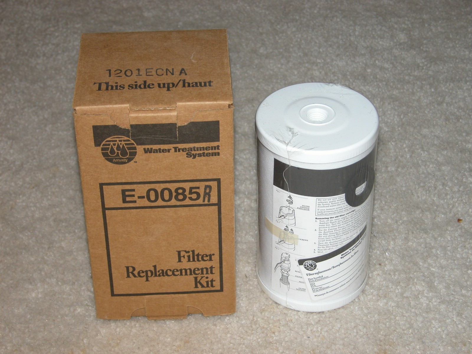 Amway E-85, E-0085R Carbon/Charcoal Filter for Amway E-84 Water System – NEW