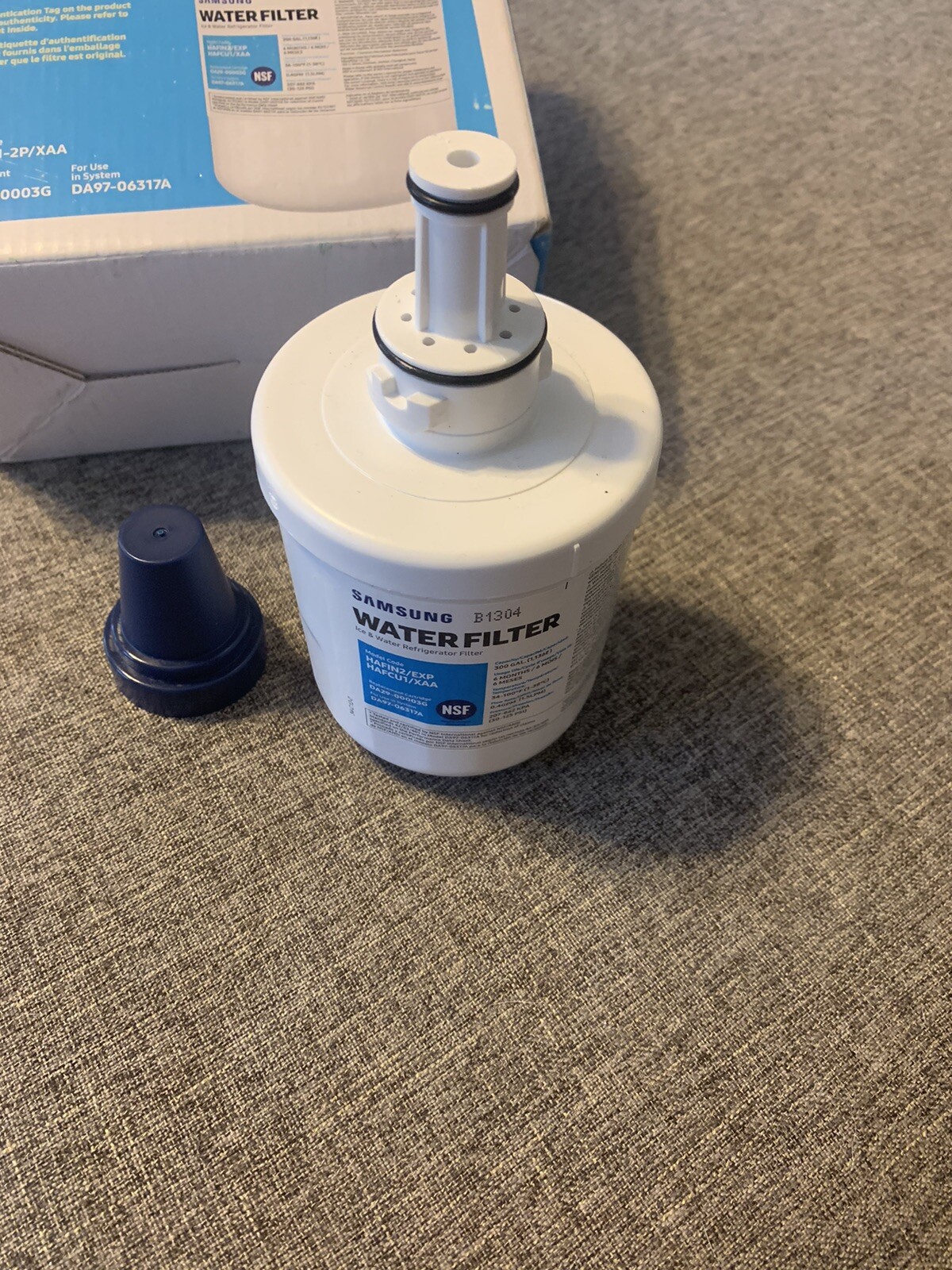 Samsung Water Filter HAFCU1-2P/XAA 2 Filters One Opened – See Description