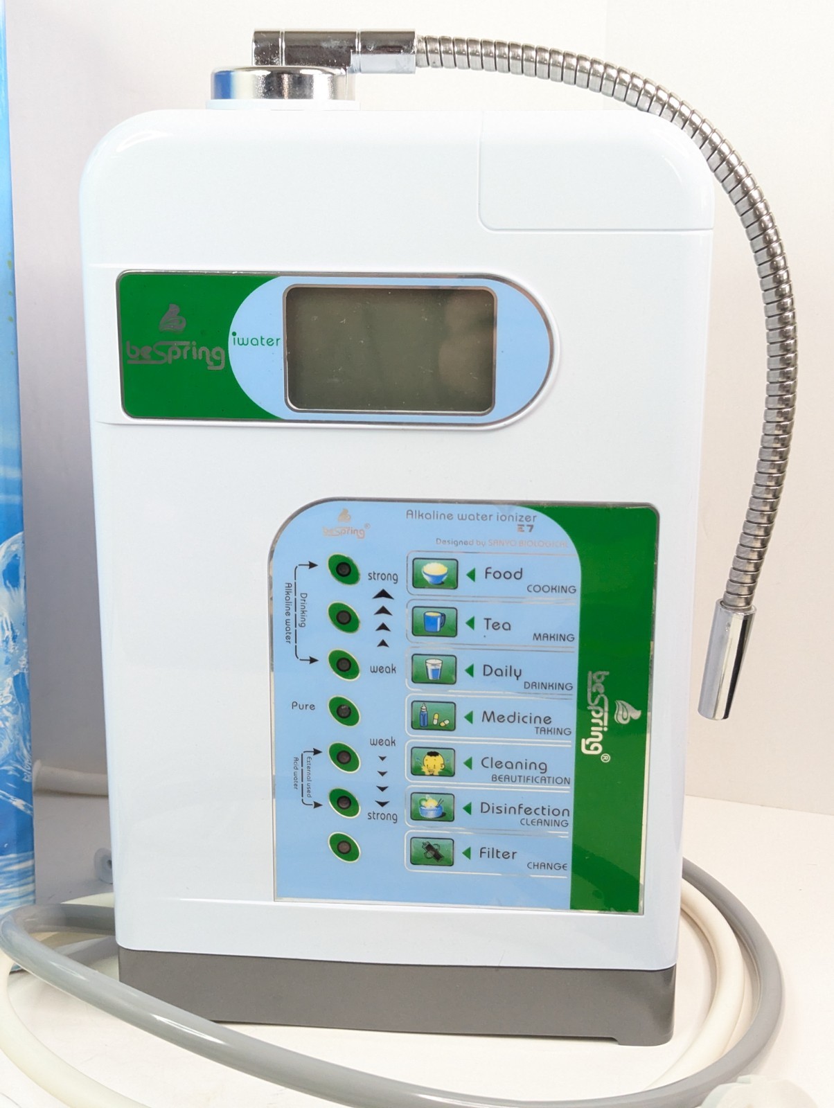 Alkaline Water Ionizer Machine Water Purifier Bespring 1108/10K Open Box