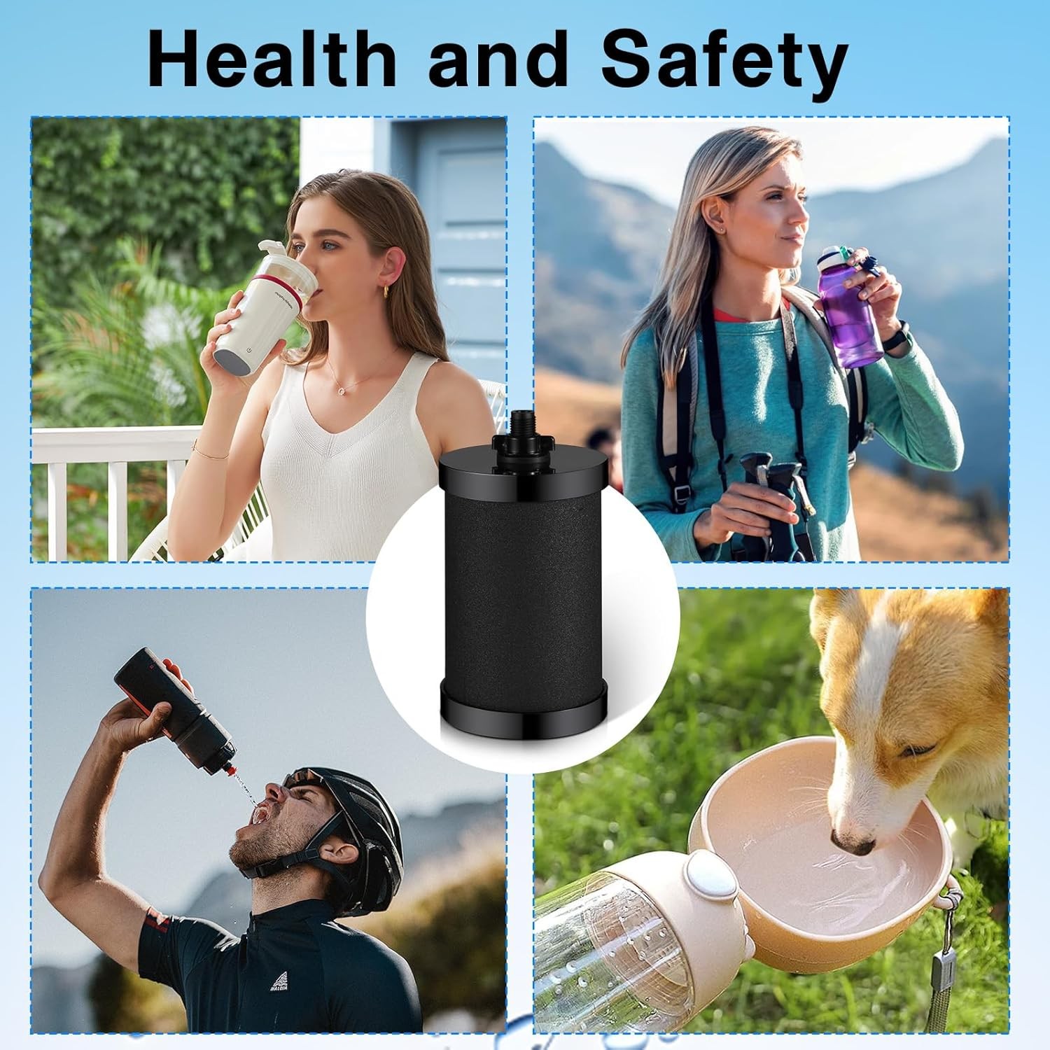 2 Pack 2387 Pro Water Filter Replacement for Alexapure Pro System
