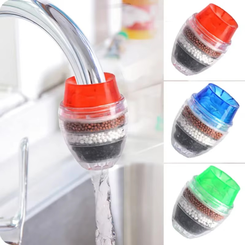 Purifier Tap Filter Water Saving Kitchen Faucet Bubbler Activated Carbon Filtrat