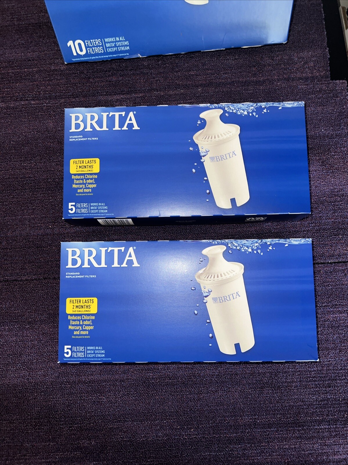 Brita Replacement Filters 10 Pack 987554 New – Free Shipping
