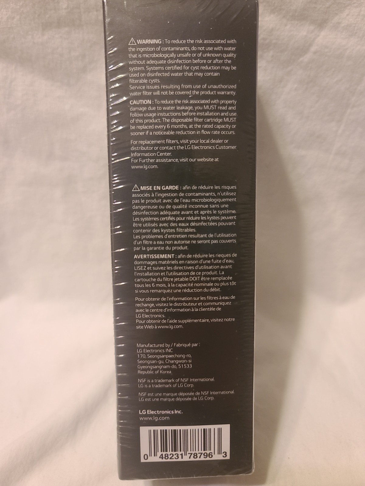 LG LT1000P/PC/PCS Refrigerator Water Filter Replacement