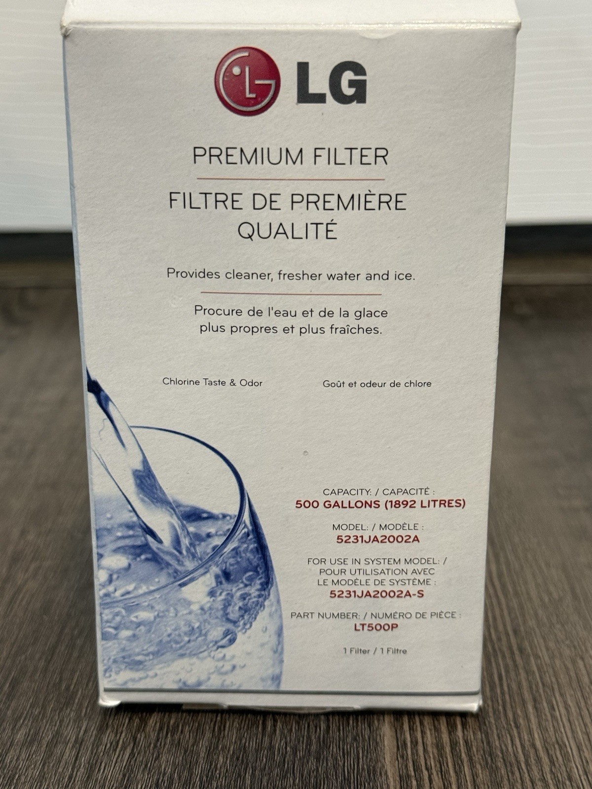 LG Water Filter LT500P Replacement Cartridge BRAND NEW