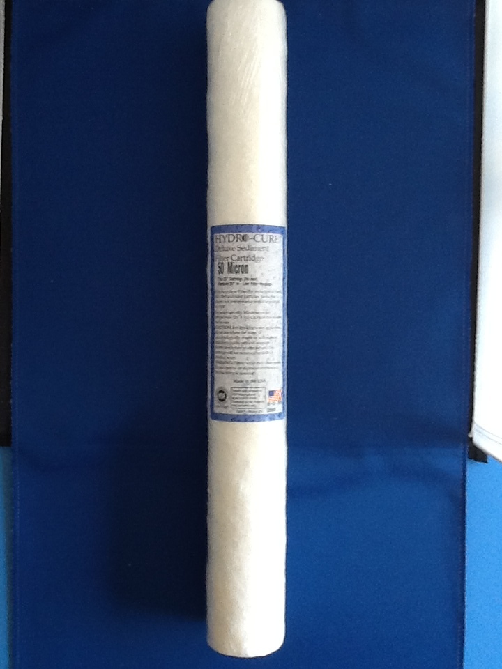 HYDRO CURE DELUXE 25 MICRON 20″x2.5″ SEDIMENT FILTER – CASE OF 25