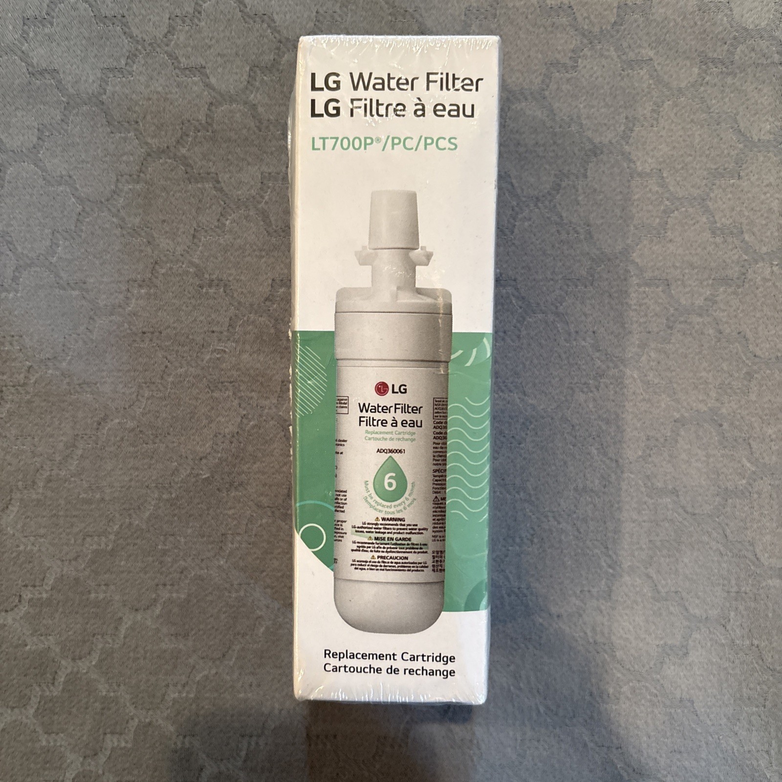 Genuine LG Refrigerator Water Filter ADQ360061