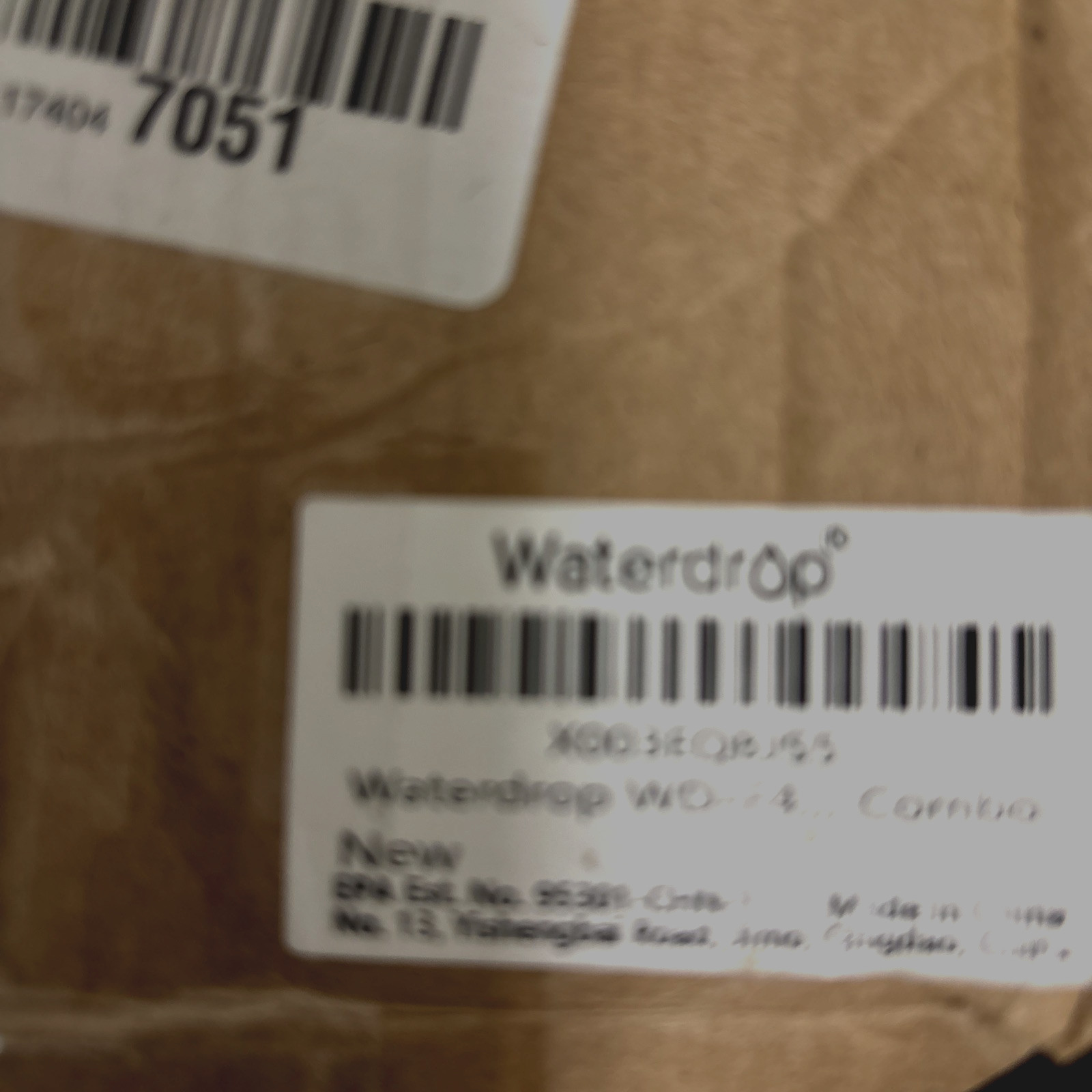 Waterdrop refrigerator Filters WD-F46 with 3 air filters-Open box, pack of 3