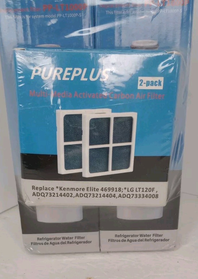 Pure Plus Refrigerator Water Filter PP-LT1000P 2 Pack NEW See Description