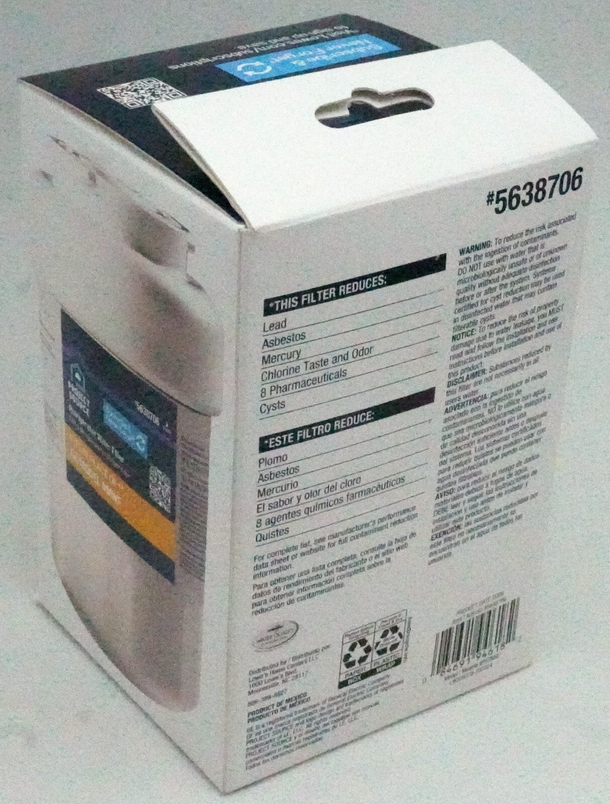 1, 2, or 4 Project Source 5638706 for GE Model MWF Fridge Water Filters