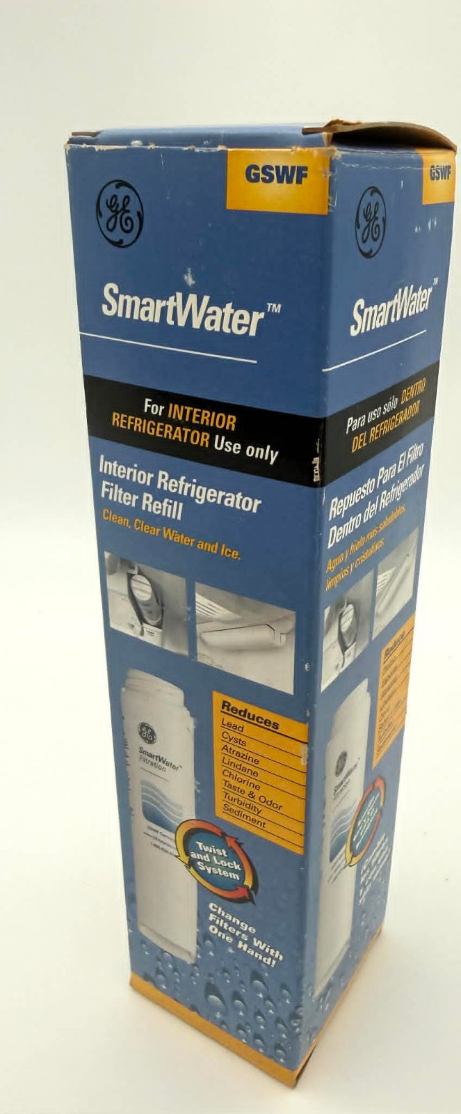 GE SmartWater GSWF Refrigerator Water Filter Sealed New Open Box OEM