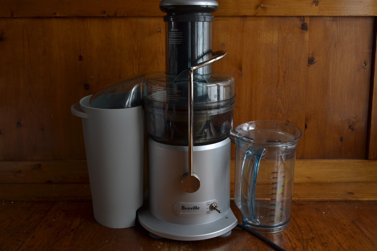Brevill «The Juice Fountain» Juicer Model JE98XL Tested & Complete