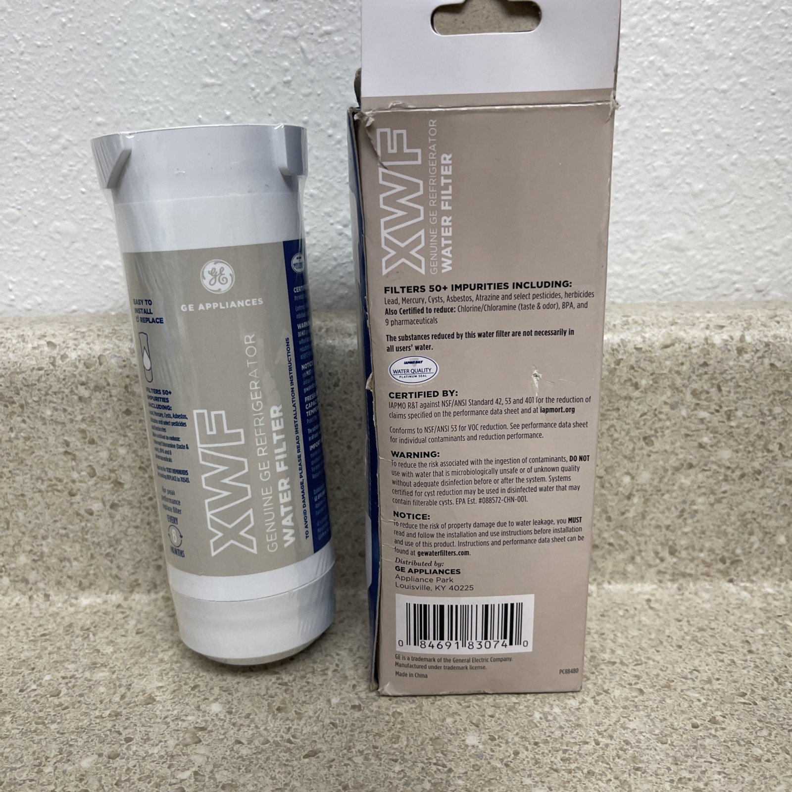 Genuine GE XWF Water Filter Purification Refrigerator Cartridge 170 Gal *NEW