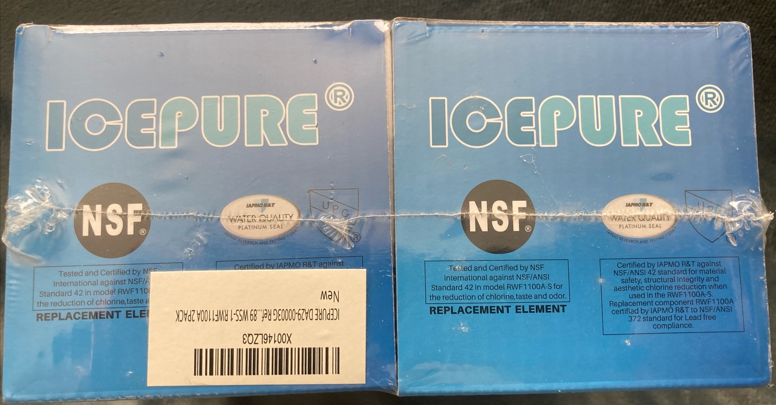 IcePure Refrigerator Water Filter RWF1100A 2-Pack Ice Pure Samsung