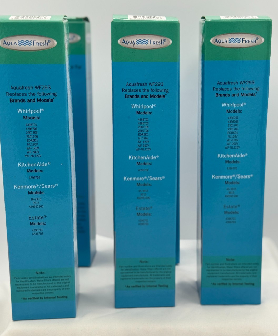 (6) Aqua Fresh WF293 Replacement Filters for Whirlpool – NEW In Box