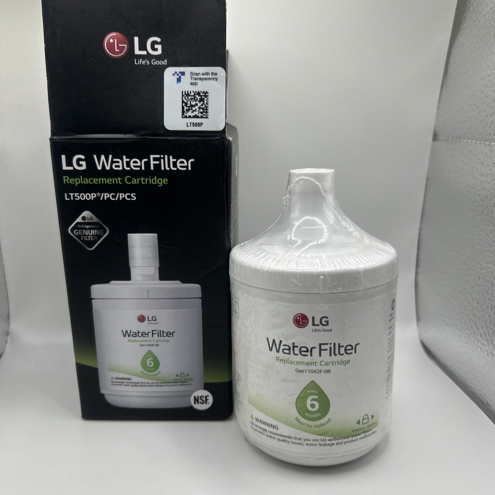 LG LT500P 6 Month 500 Gallon Capacity Replacement Refrigerator Water Filter