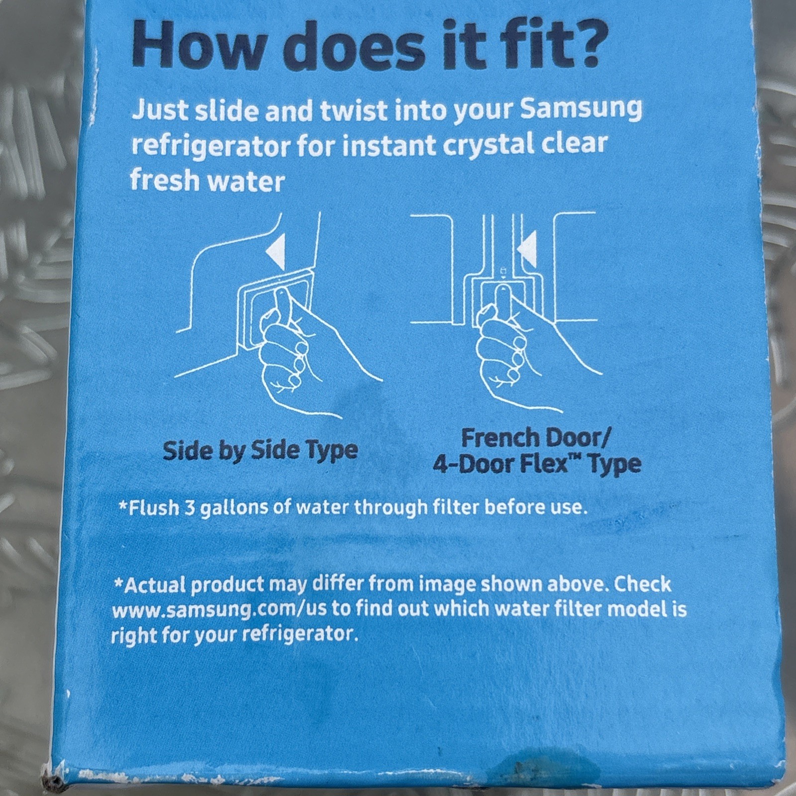 Samsung HAF-QIN/EXP Genuine Refrigerator Water Filter Reduces 99% of Harmful Con
