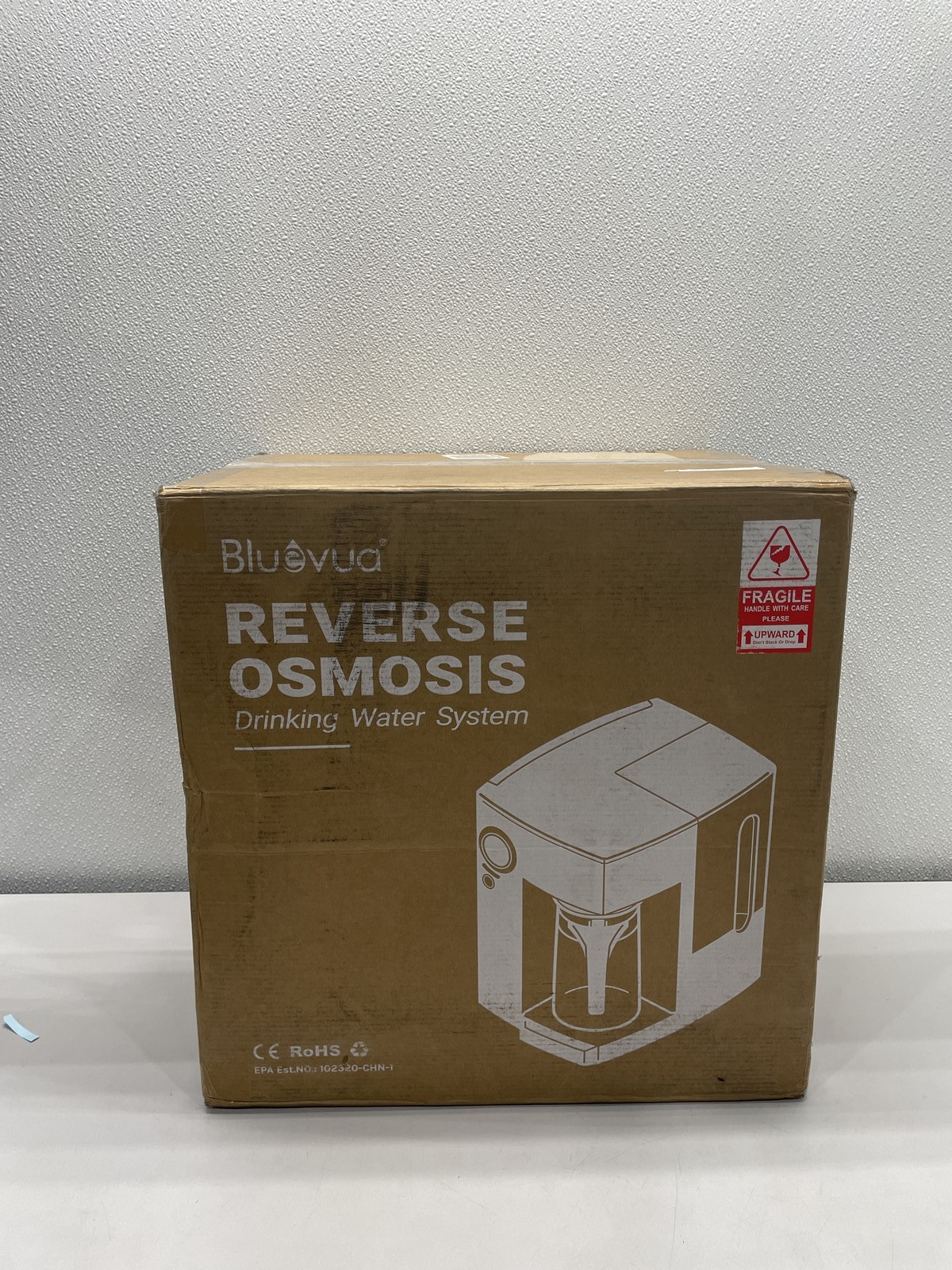 Bluevua RO100ROPOT-UV Countertop Reverse Osmosis Water Filter System White