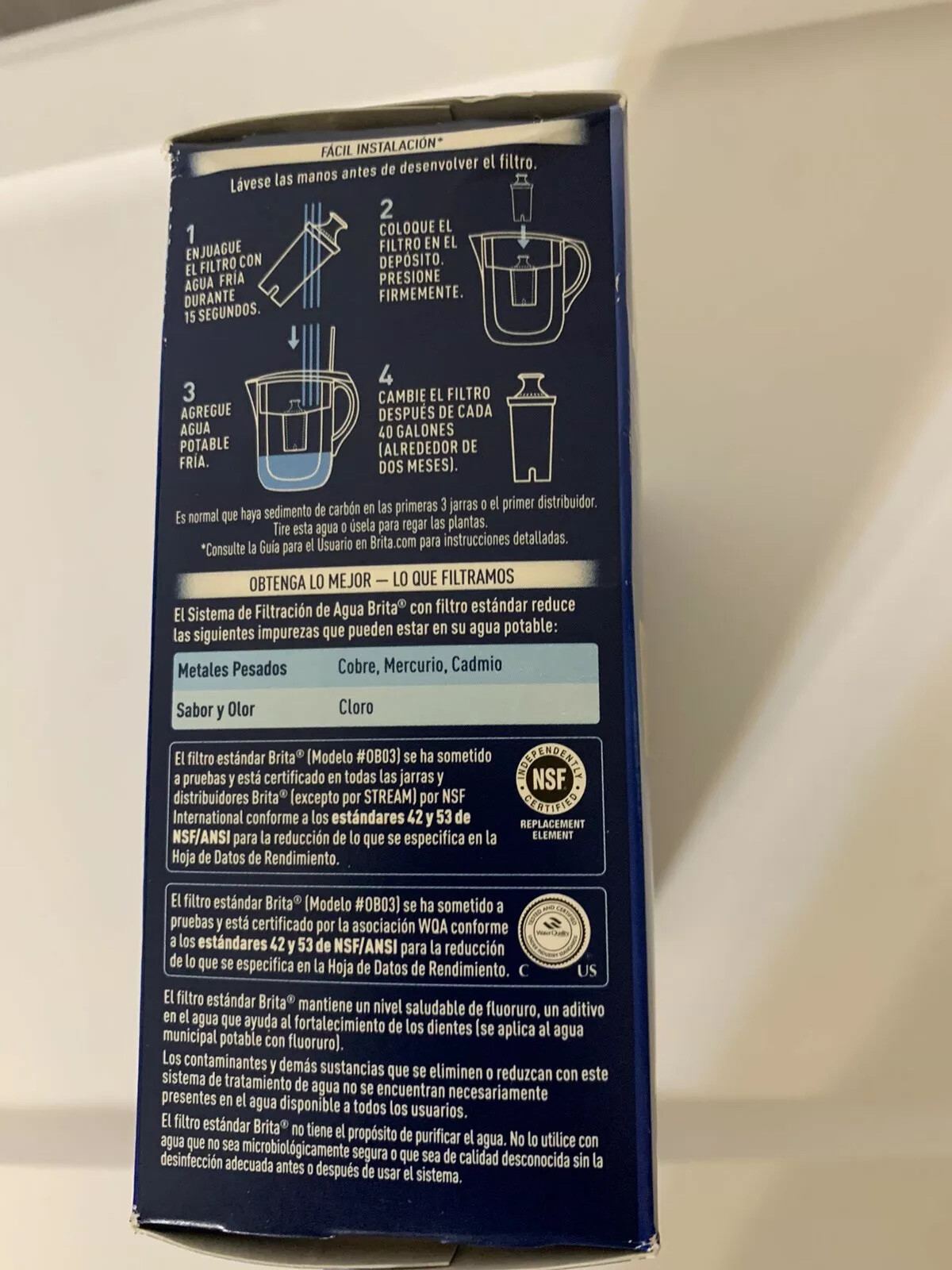 New Brita Standard Replacement Filters For Pitcher Dispensers Bpa Free 3 Count
