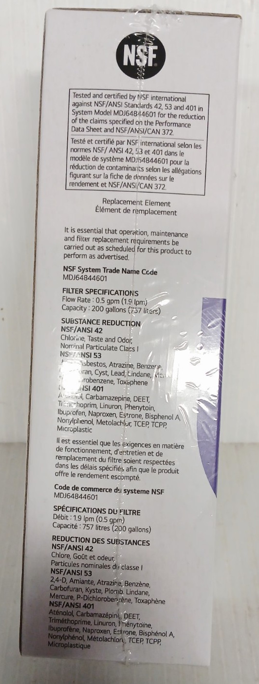 LG LT1000P 6 MONTH LT 1000 P/PC/PCS SEALED REFRIGERATOR WATER FILTER NEW