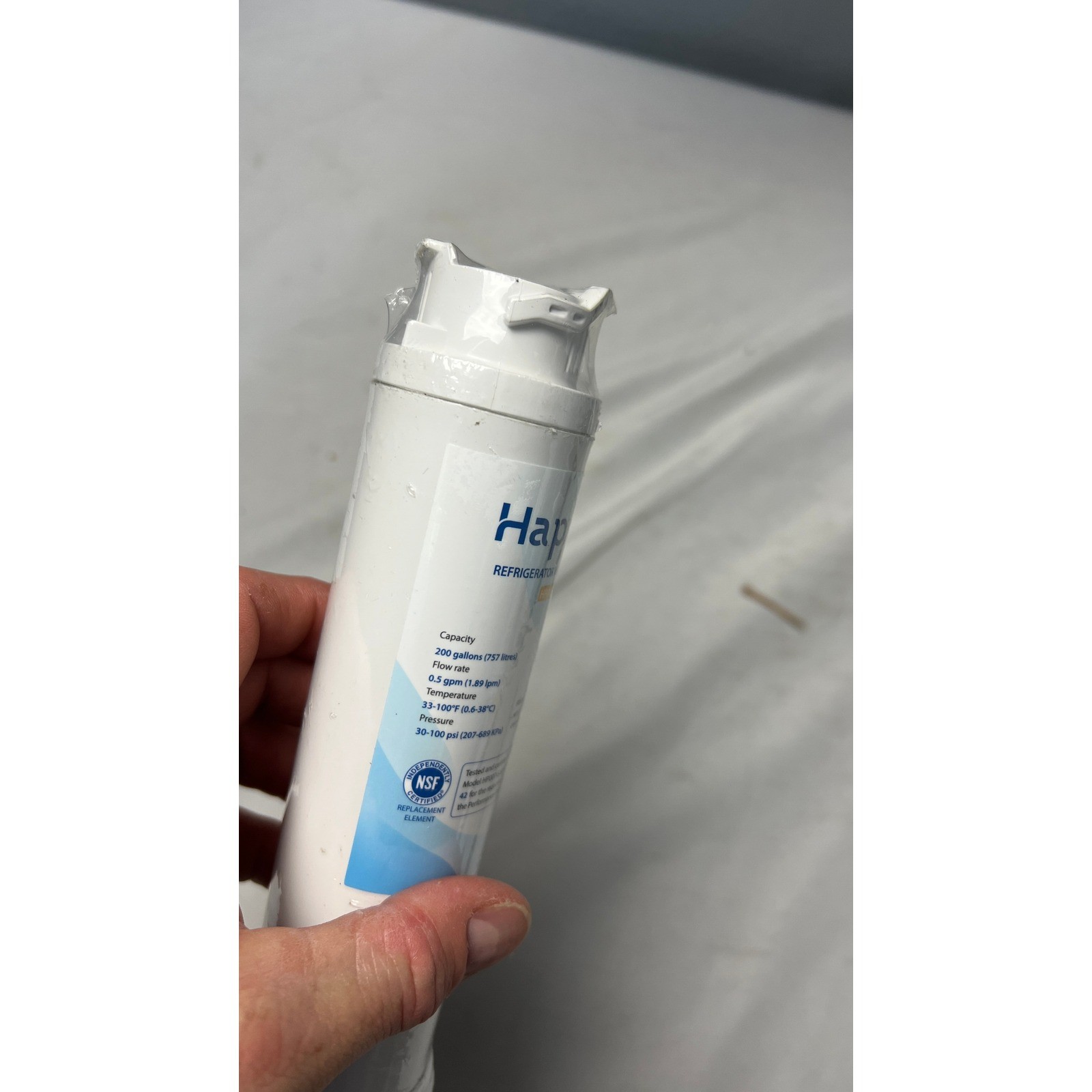 Haprait HP007 Refrigerator Water Filter Replacement NSF Certified 200 Gallons